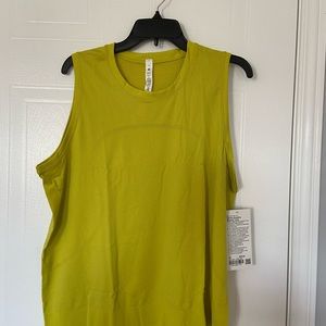 Lululemon Swiftly Breathe Muscle Tank Top - Size 14, Yellow - BNWT